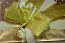 Golden Ribbon Stock Photography Golden Ribbon Stock Photography