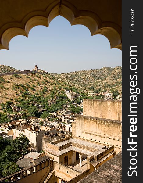 Amber Fort in jaipur in rajasthan state in india