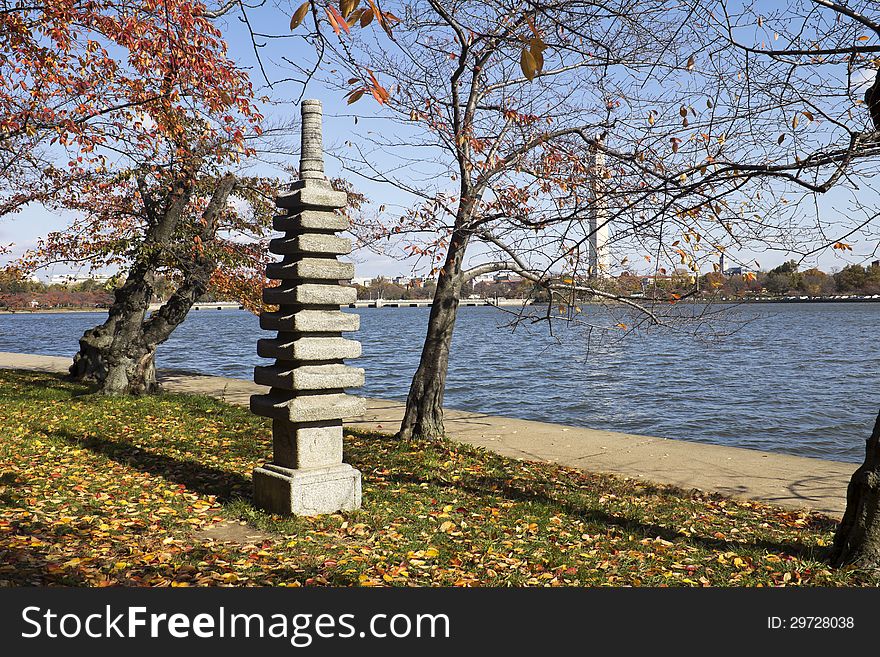 Thomas Jefferson Memorial at fall Washington DC United States