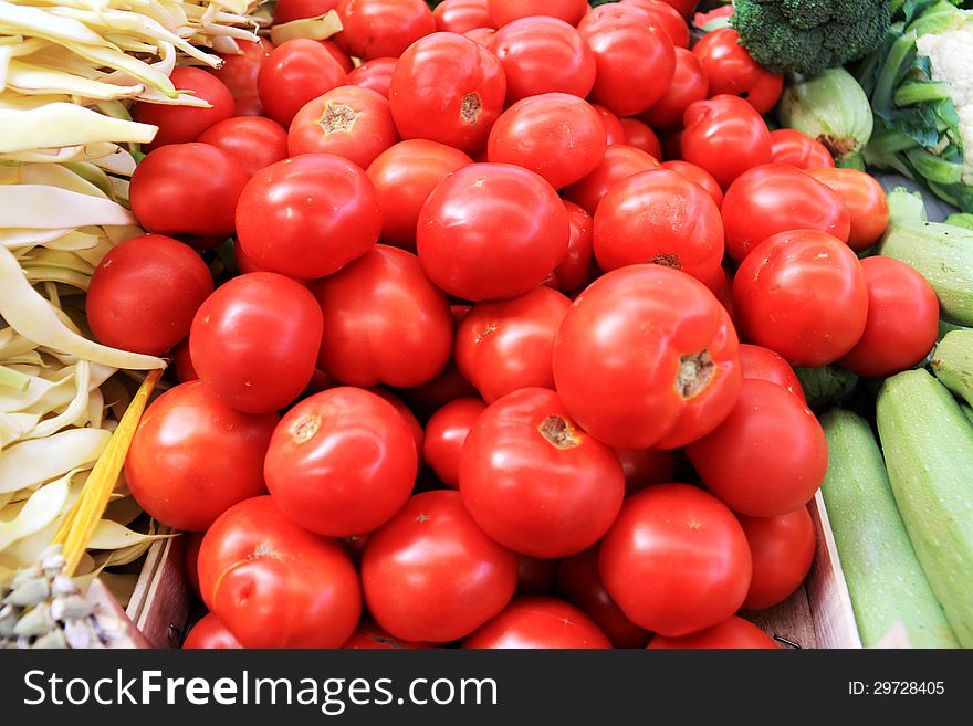 Products on the market. Tomatoes