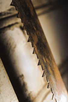 Metal Saw Blade. Abctract Photo. Work Tools Royalty Free Stock Images Metal Saw Blade. Abctract Photo. Work Tools Royalty Free Stock Images