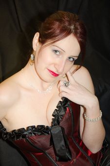 Portrait Of Caucasian Woman Stock Photography Portrait Of Caucasian Woman Stock Photography