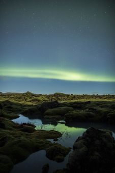 Northern Lights In Iceland Royalty Free Stock Images Northern Lights In Iceland Royalty Free Stock Images