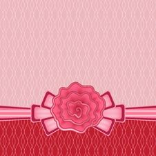 Rose Bow Background Royalty Free Stock Photos