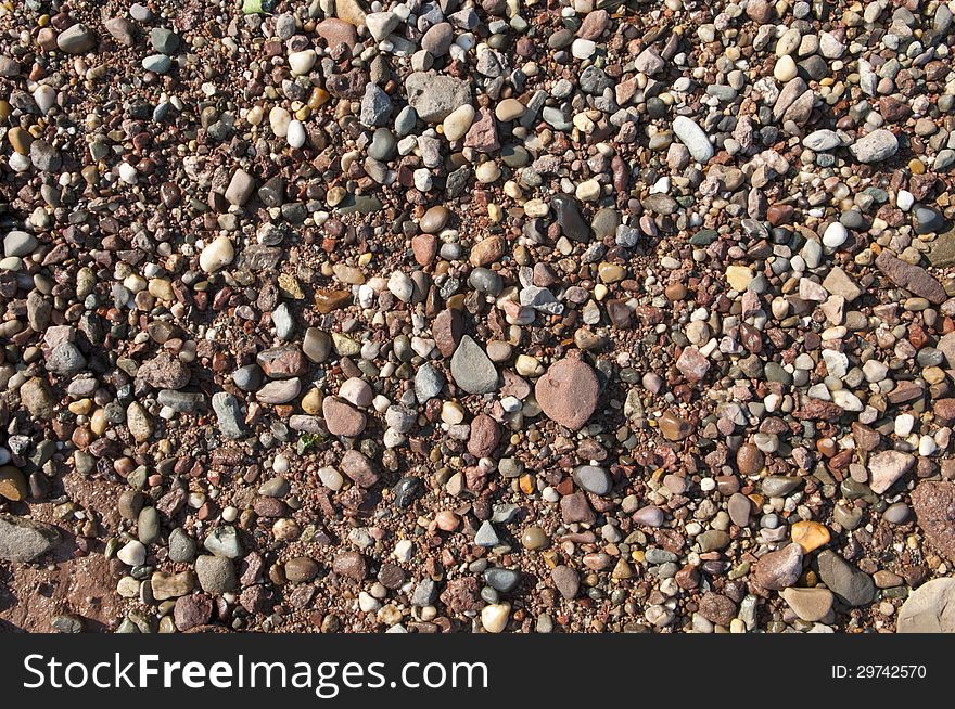 Background of small pebbles from the Bay of Fundy shoreline. Background of small pebbles from the Bay of Fundy shoreline