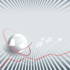 Wavy Lines With Copy Space. Eps10 Stock Images