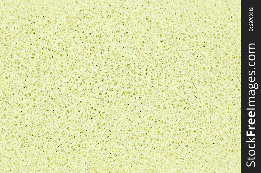 Yellow sponge texture for background