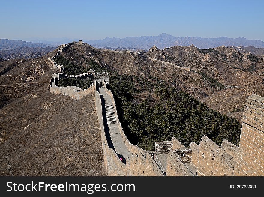 Mutian valley Great Wall in China in 2013. Mutian valley Great Wall in China in 2013.