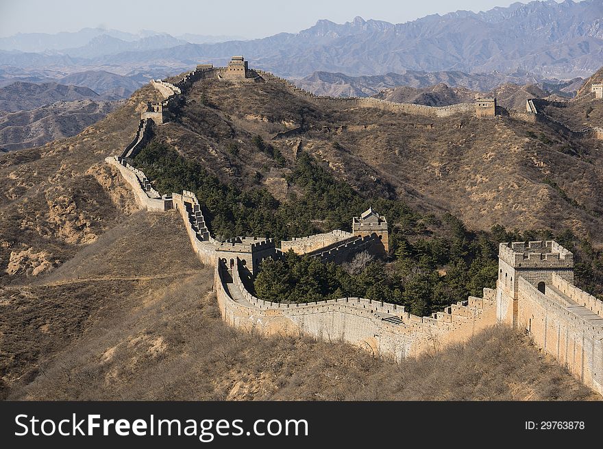 Mutian valley Great Wall take photos in China. Mutian valley Great Wall take photos in China