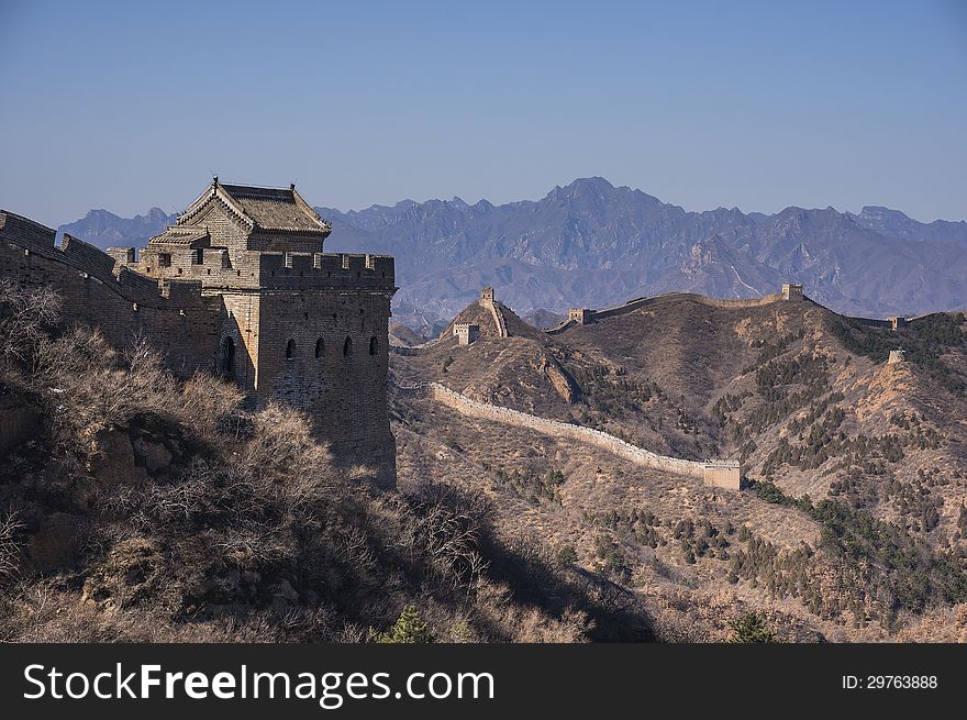Mutian valley Great Wall take photos, in China. Mutian valley Great Wall take photos, in China