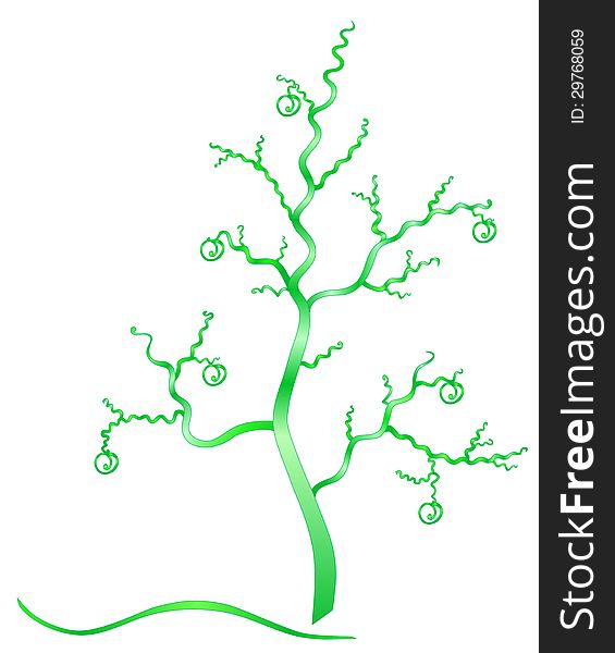 Fantasy Green Tree.