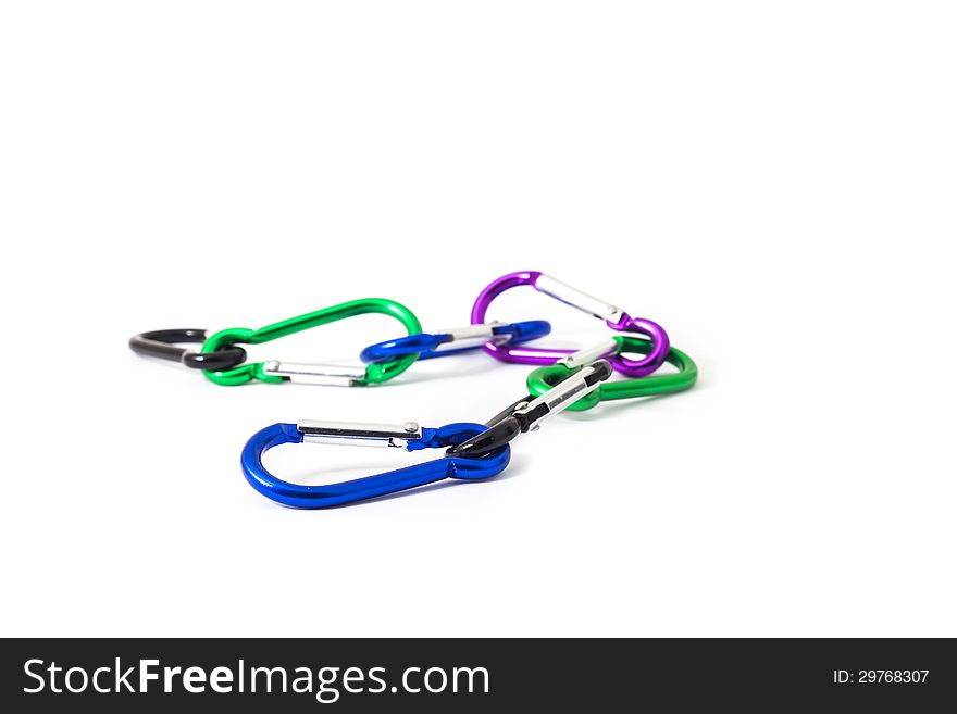 Carabiner On Isolated