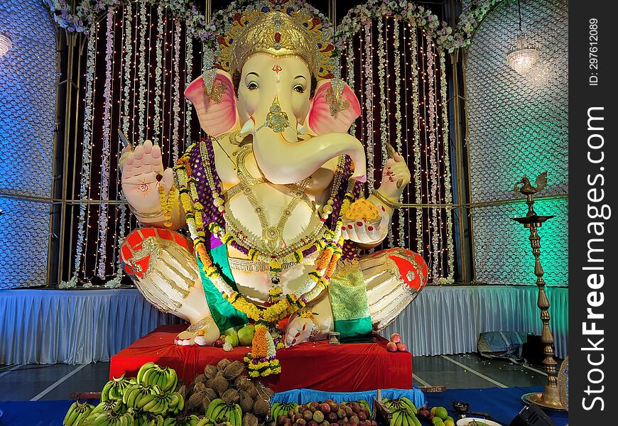 Idol of Lord Ganesha, Mumbai, Maharashtra, India