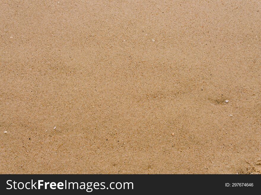 Sunny Beach sand background Close up