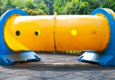 Colorful Tube In Playground Stock Photography Colorful Tube In Playground Stock Photography