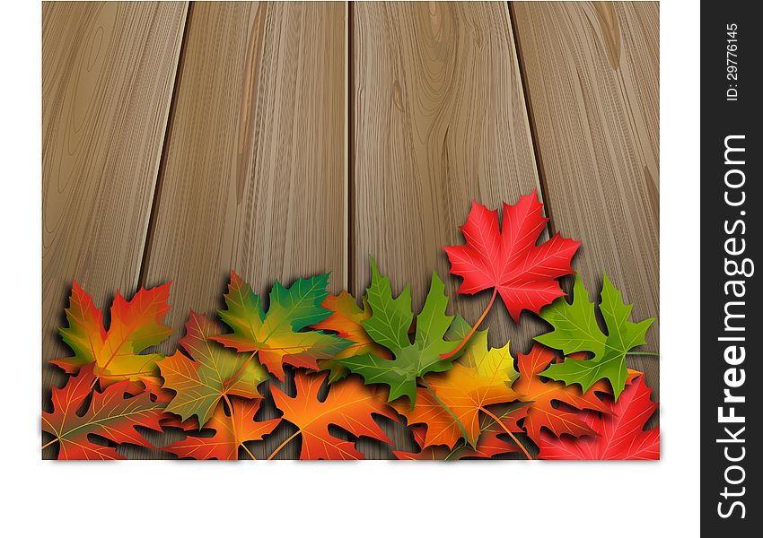 Autumn leaves and Lumber Industry