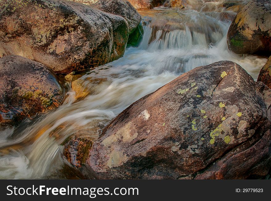 Rocky Mountain Waterfall