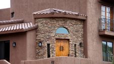 Arizona House Front Entrance Stock Photography Arizona House Front Entrance Stock Photography
