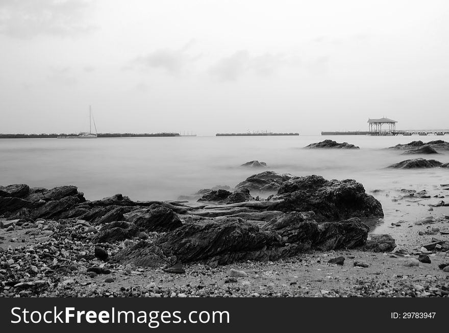 Dramatic Sichang island,chonburi province,Thailand