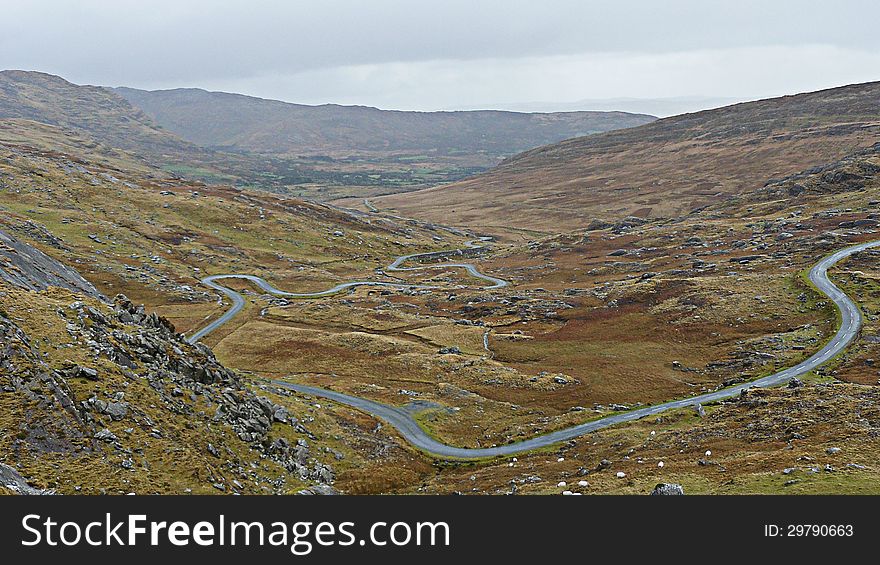 The Healy Pass on the Cork/Kerry border,Ireland