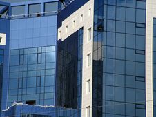 Building With Mirrored Windows Stock Photo Building With Mirrored Windows Stock Photo