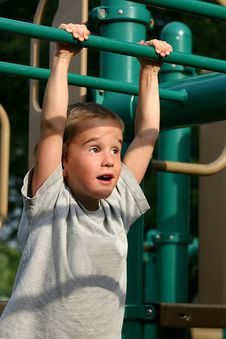 Boy At The Playground Stock Photos Boy At The Playground Stock Photos