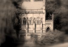 Spooky Gothic Crypt Royalty Free Stock Photo