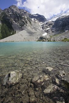 Glacial Lake Royalty Free Stock Photo Glacial Lake Royalty Free Stock Photo