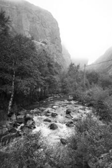 Norway, Mountain River Stock Photos