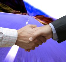 Initial Deal Royalty Free Stock Photo Initial Deal Royalty Free Stock Photo