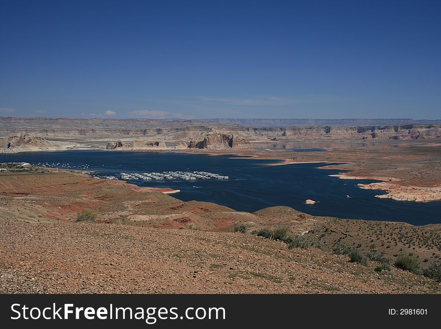 Lake Powell from west Observation point