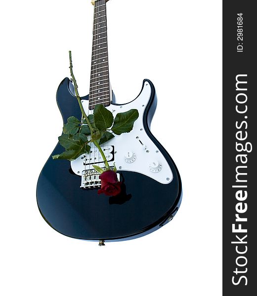 Guitar And Rose