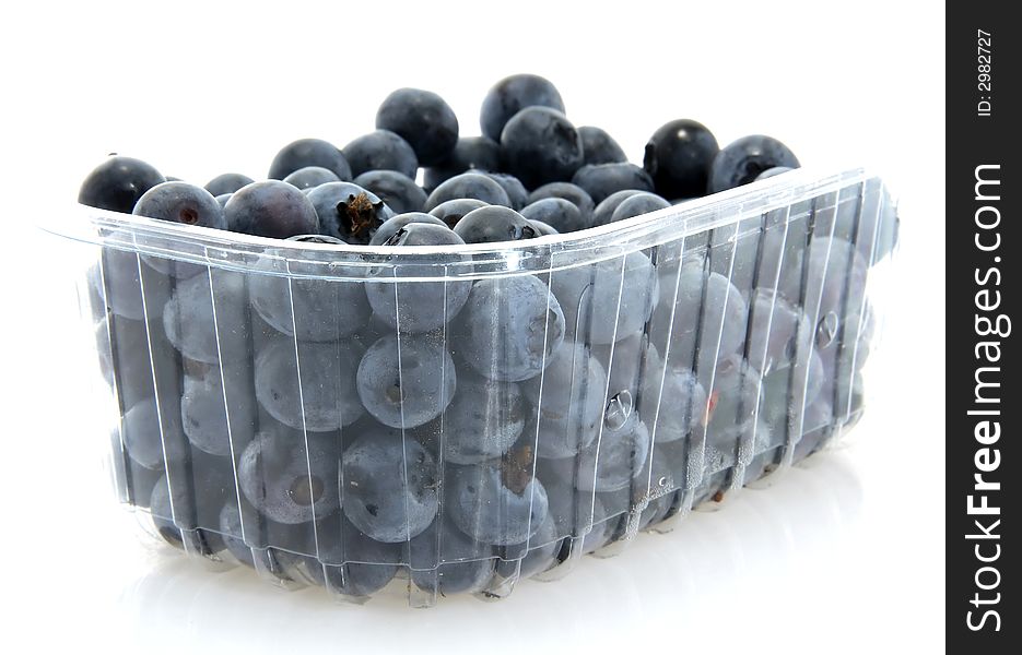 basket of dessert blueberries