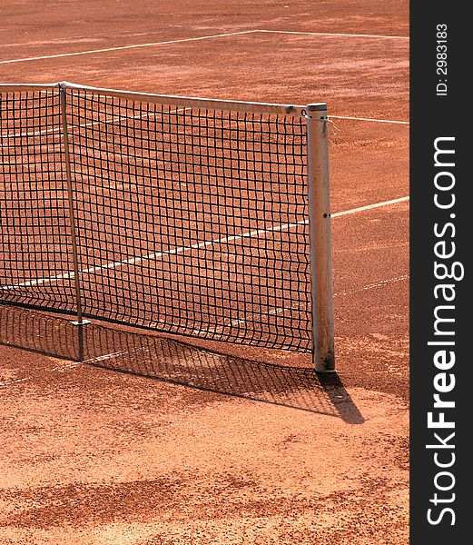 Tennis court. This high resolution image was taken by 10 mp Canon camera with professional lens.