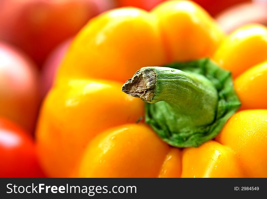 Colorful Vegetables and Fruit