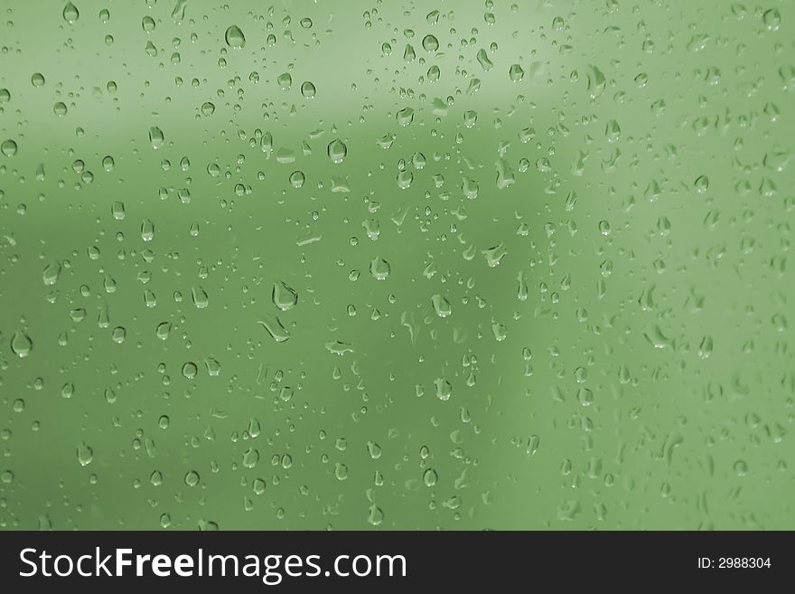 Wallpaper made with water drops