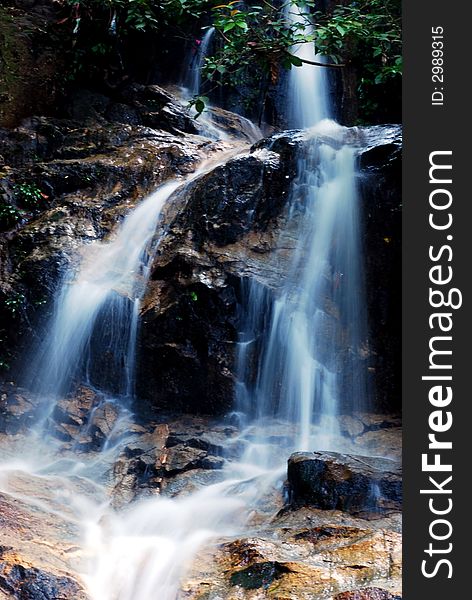 Beautiful waterfalls image at perak, malaysian