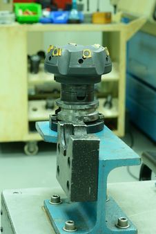 Close Up On Face Milling Tool Stock Images Close Up On Face Milling Tool Stock Images