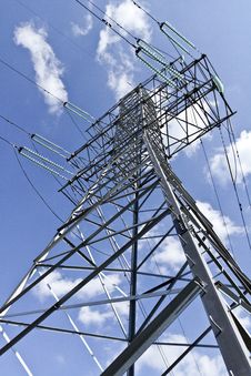 High Voltage Tower Royalty Free Stock Photos