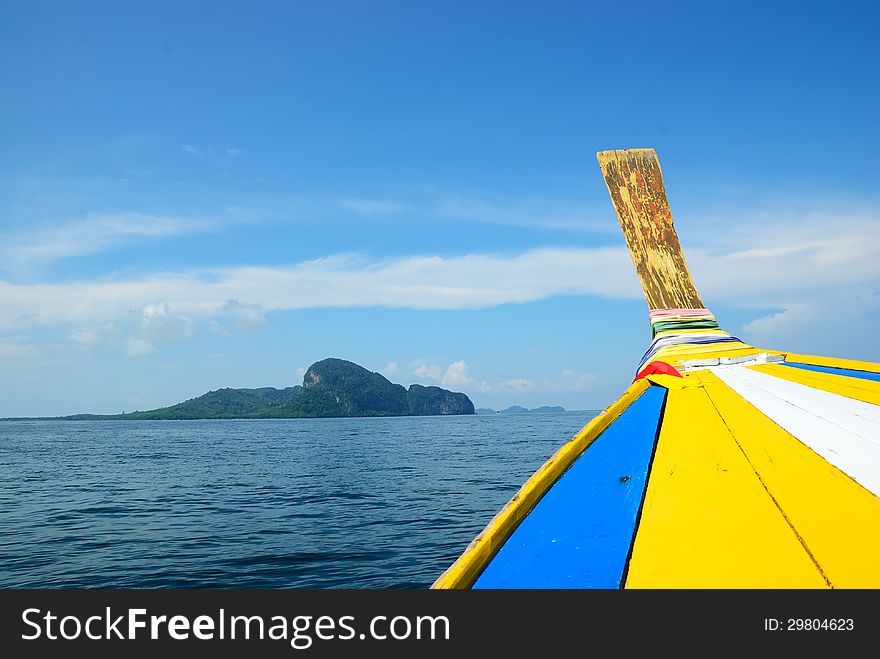 Let's go to the island by boat In the south of Thailand. Let's go to the island by boat In the south of Thailand