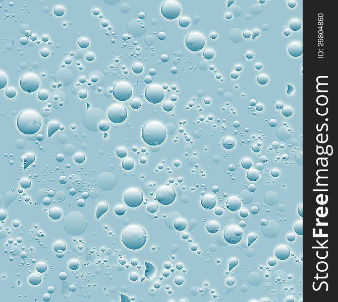 Illustration background with water droplets. Illustration background with water droplets