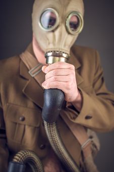 Gas Mask Royalty Free Stock Photography