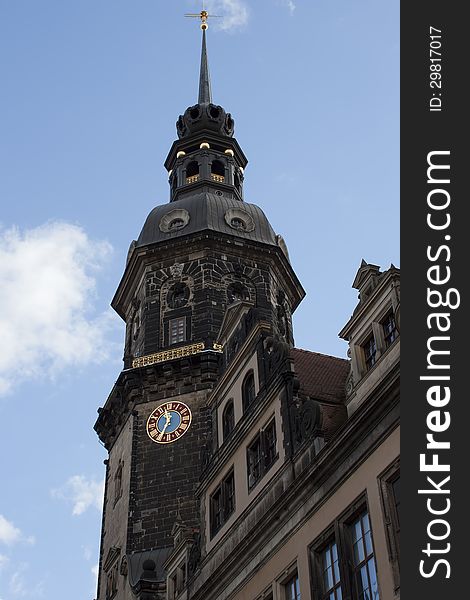 Dresden Tower of Katholische Hofkirche