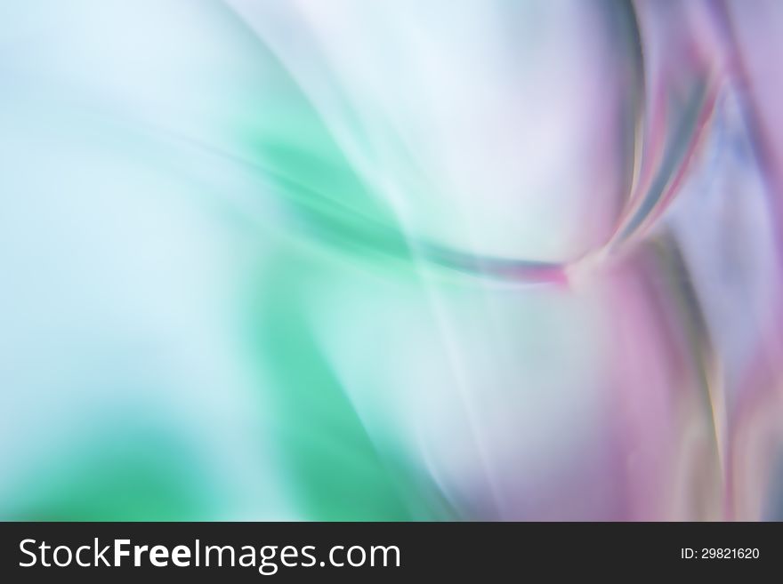 Swirling Blurred Pastel Colours on Glass