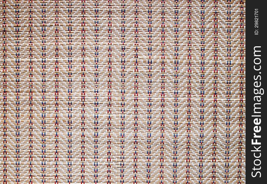 Texture of Thai native weave mat