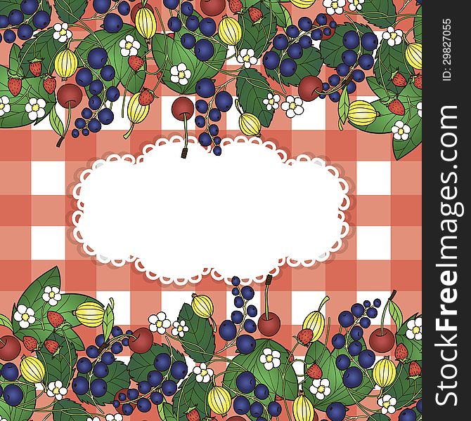 Background with berries