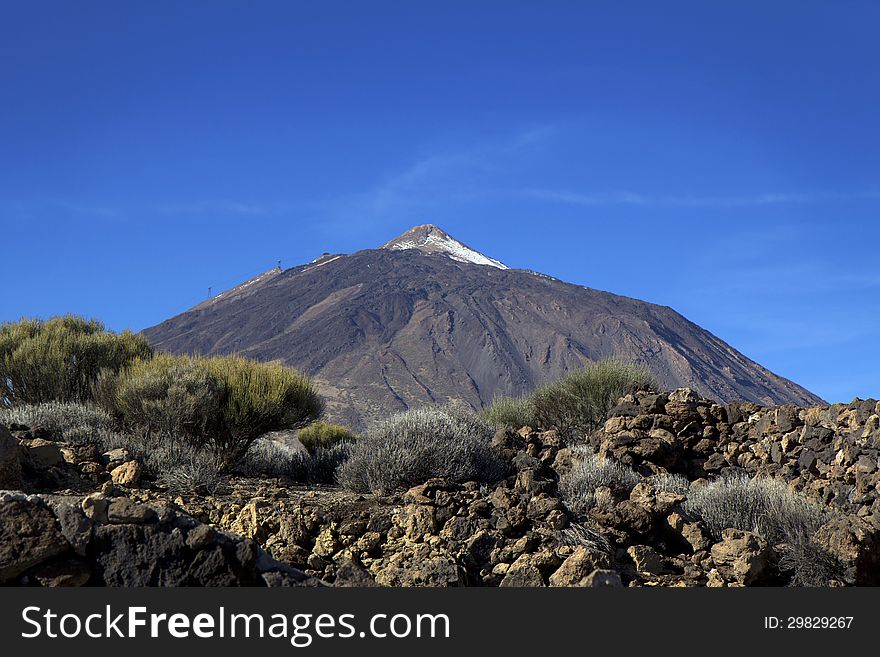 Mount Teide on Tenerife (Canary Islands). Mount Teide on Tenerife (Canary Islands).