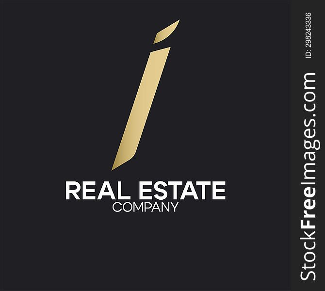 Letter Logo I Real Estate