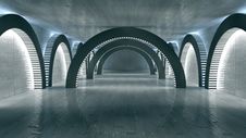 Futuristic Interior Royalty Free Stock Images Futuristic Interior Royalty Free Stock Images