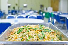 Thai Food Pad Thai , Stir Fry Noodles With Shrimp Stock Images